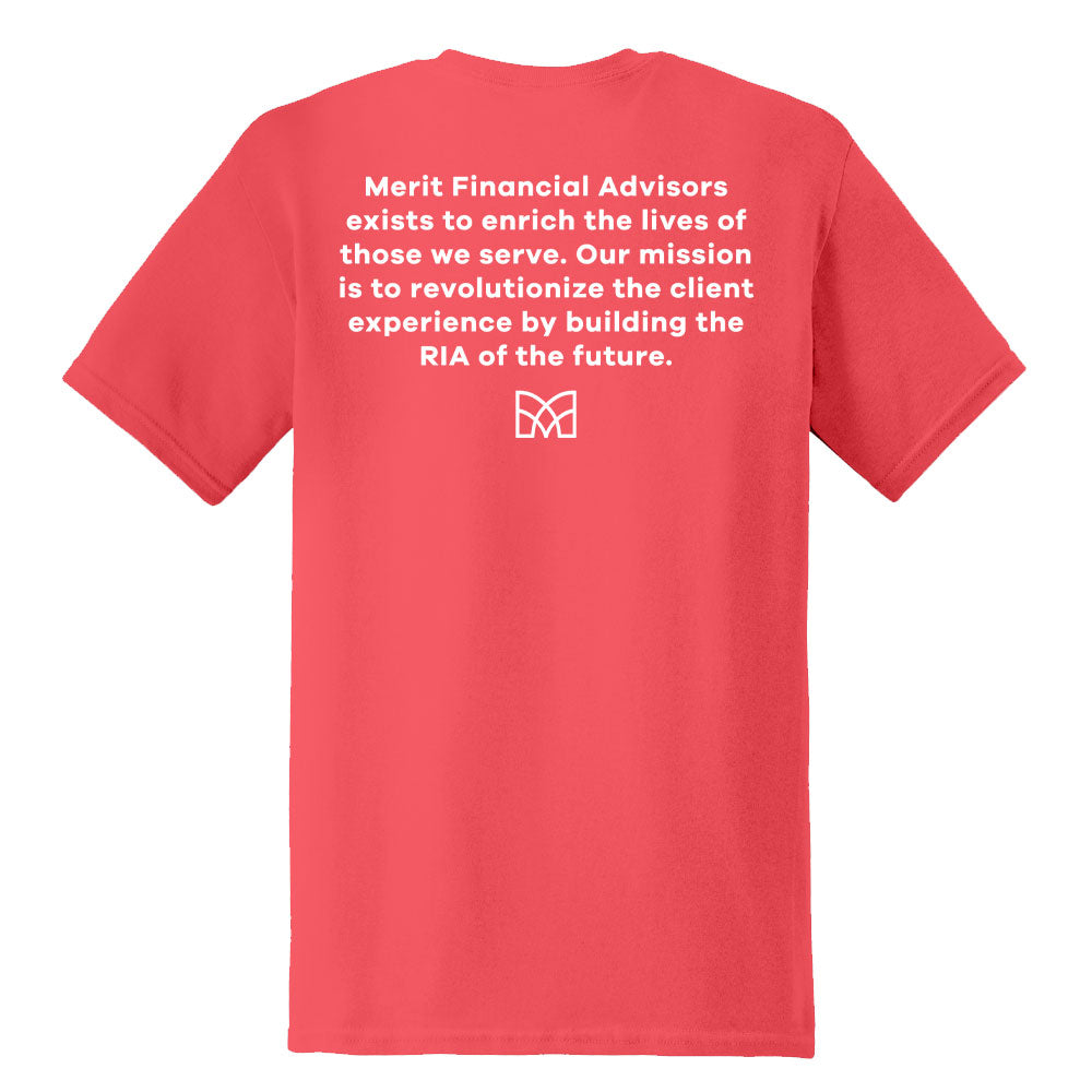 Merit Softstyle T-shirt - Coral