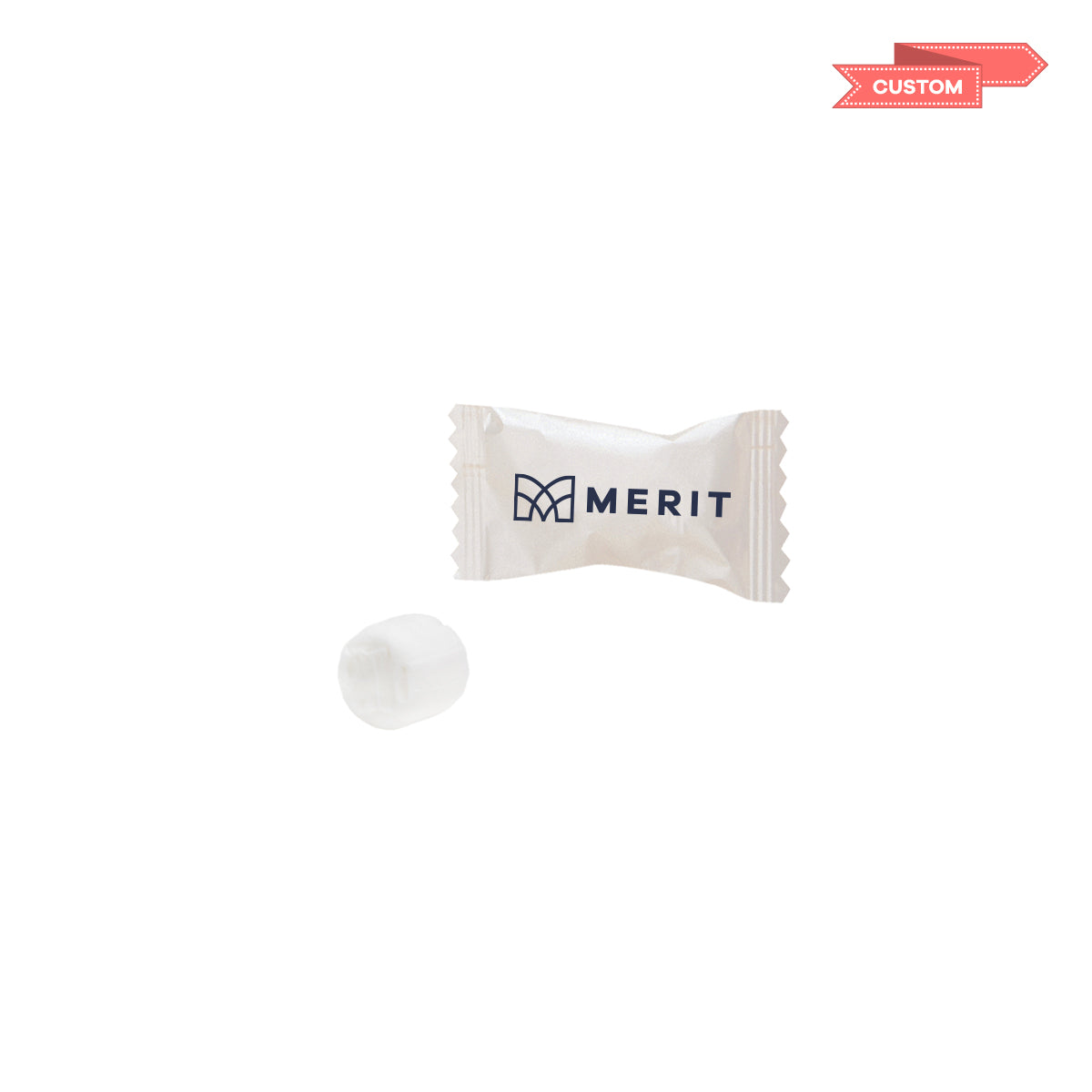 Merit Individually Wrapped Mints - White
