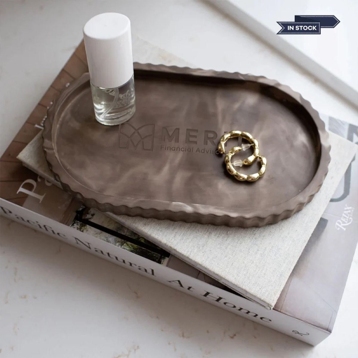 Merit Fluted Oval Tray