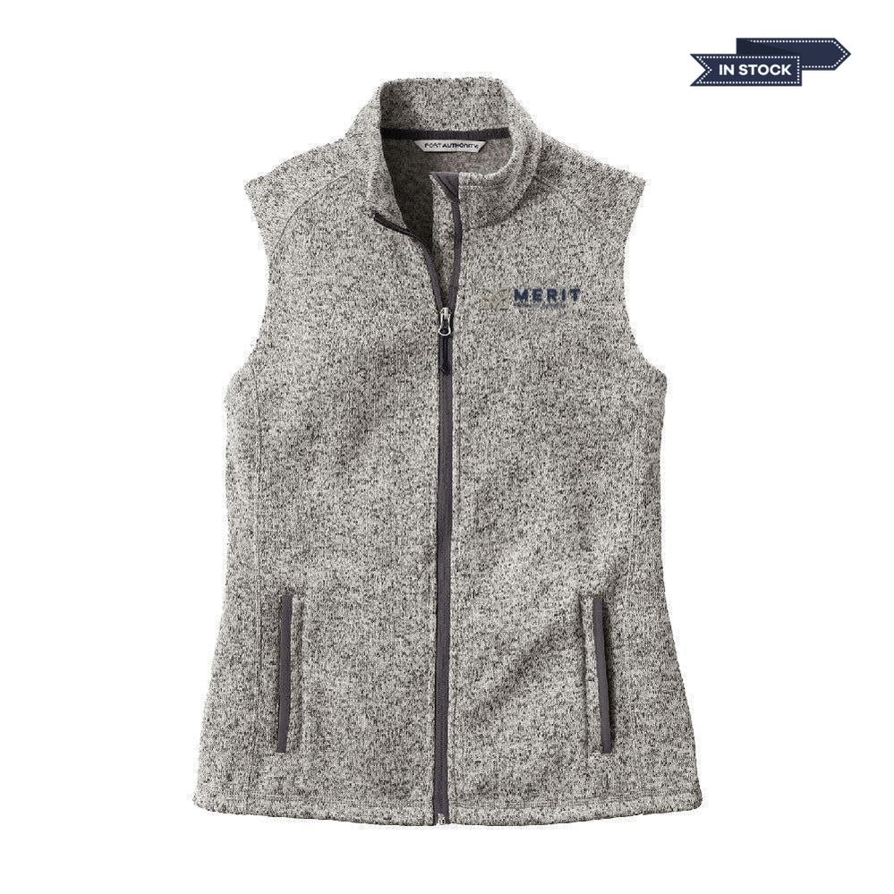 Merit Ladies Sweater Fleece Vest