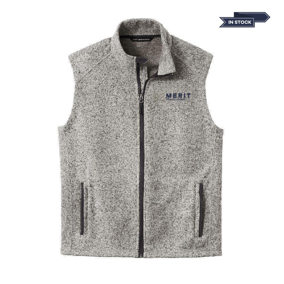Merit Men's Sweater Fleece Vest