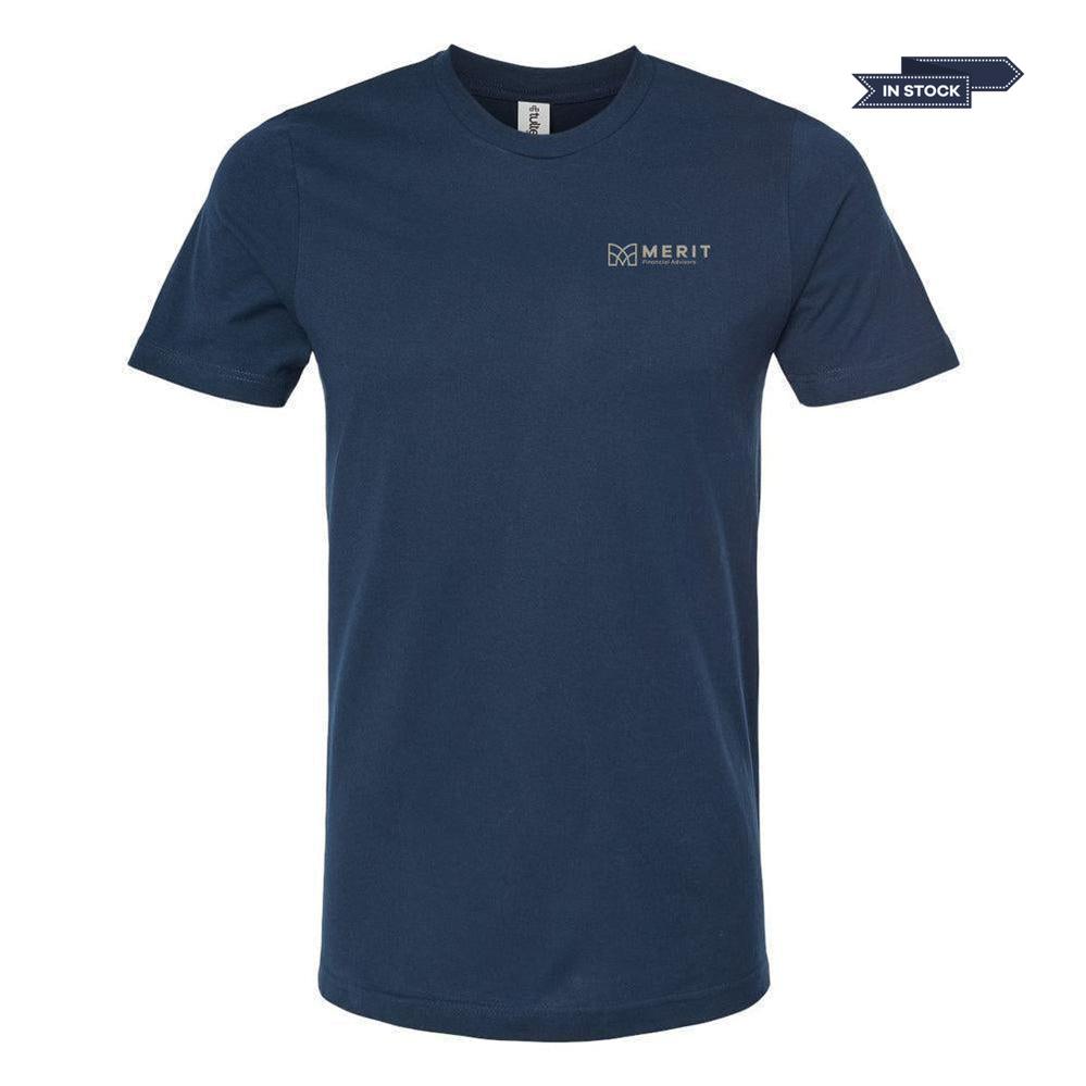 Merit Men's Premium Cotton T-Shirt - Navy