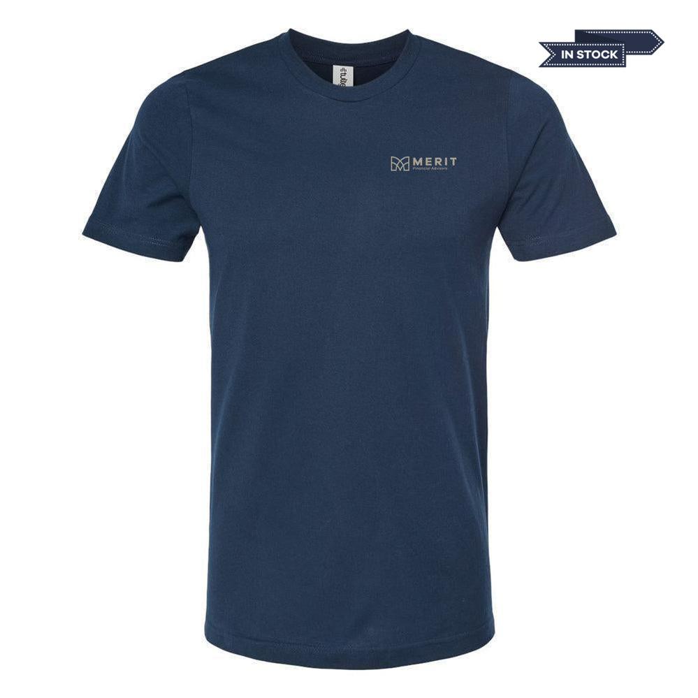 Merit Men's Premium Cotton T-Shirt - Navy