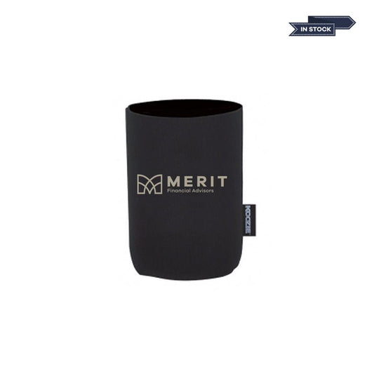 Merit Black Collapsible Neoprene Koozie Can Kooler
