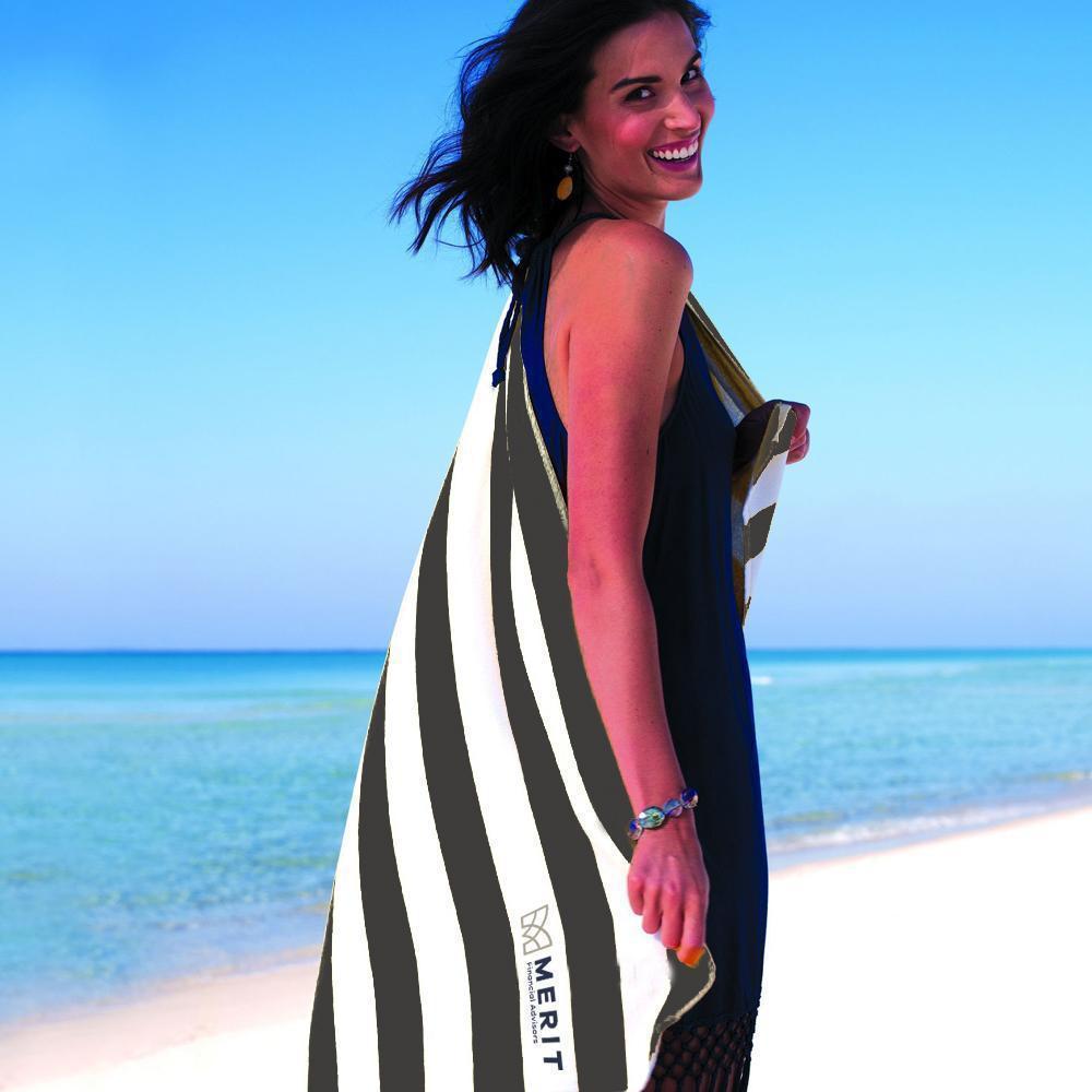 Merit Turkish Cabana Stripe Beach Towel