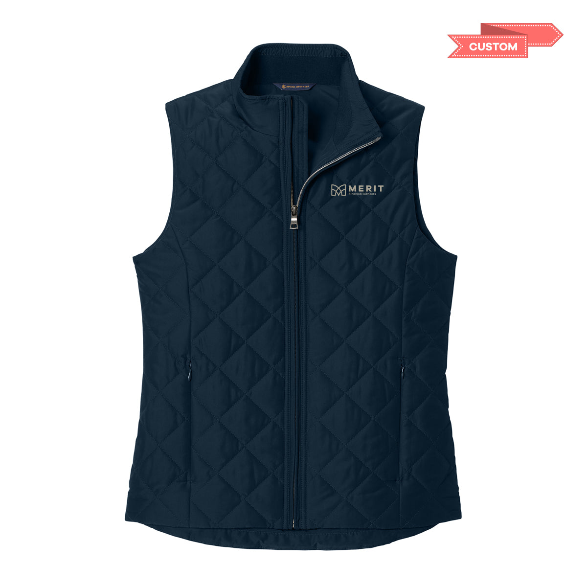 Merit Brooks Brothers Ladies Quilted Vest