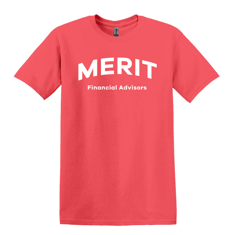 Coral Merit Softstyle T-shirt