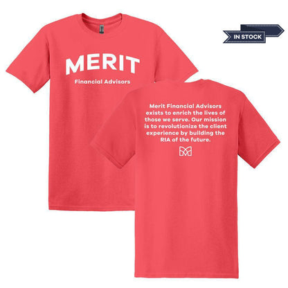 Coral Merit Softstyle T-shirt