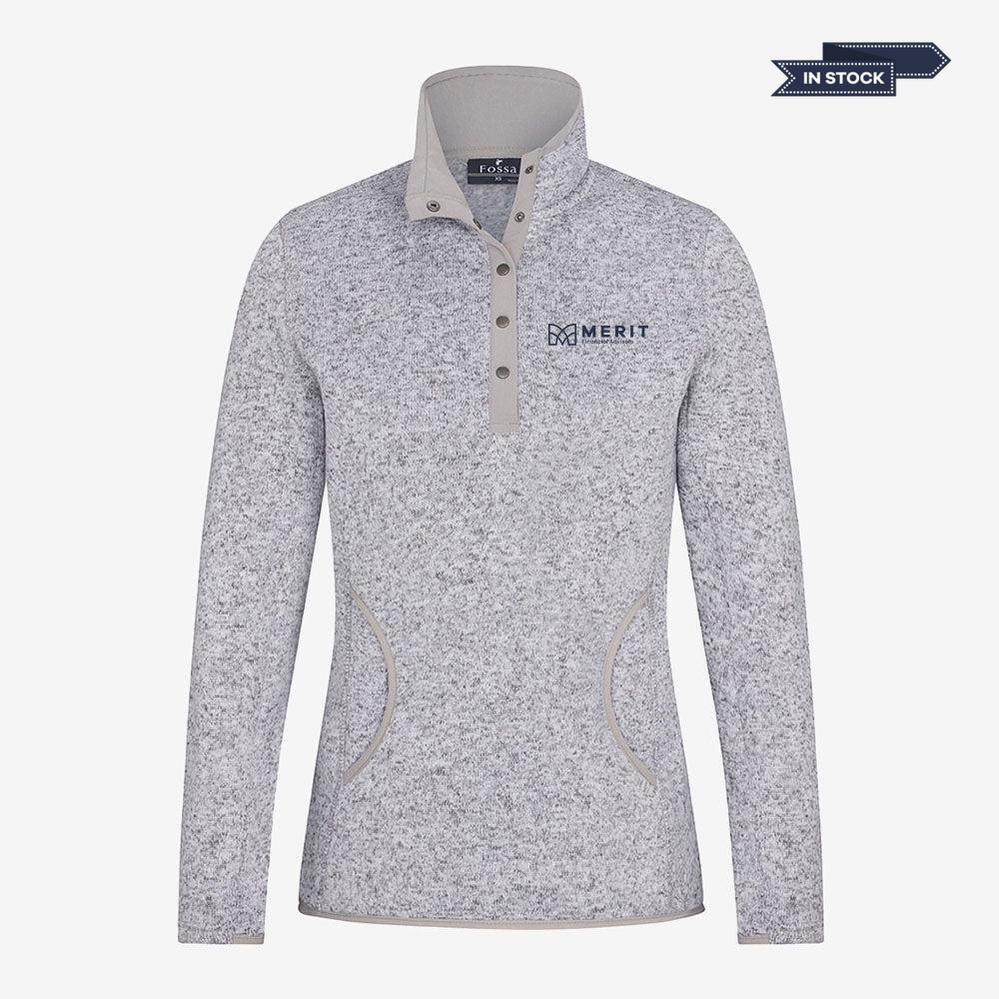Merit Ladies Casa Sweater Fleece Pullover – Merit Financial Advisors ...