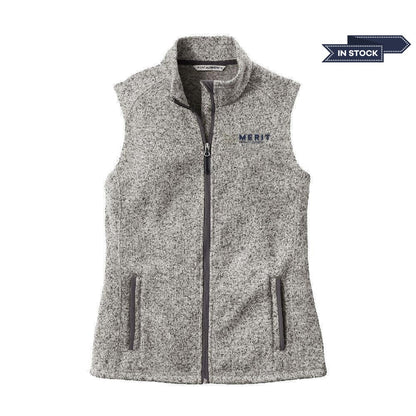 Merit Ladies Sweater Fleece Vest