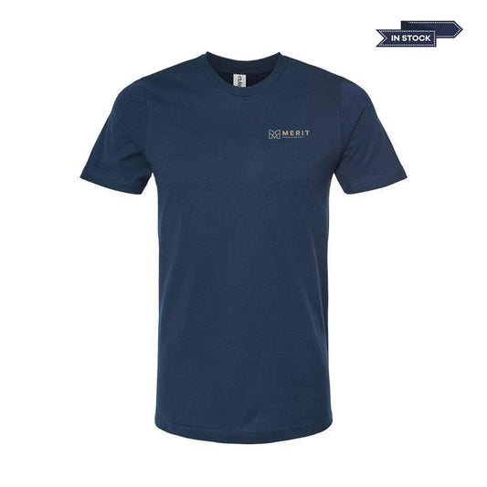 Merit Men's Premium Cotton T-Shirt - Navy