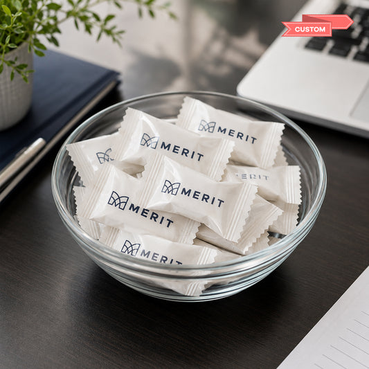 Merit Individually Wrapped Mints - White