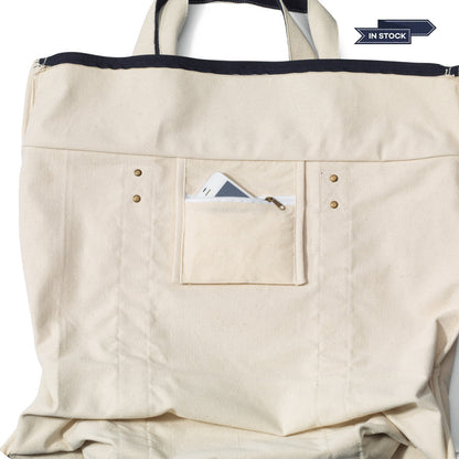 Merit Seaside Zippered Cotton Tote
