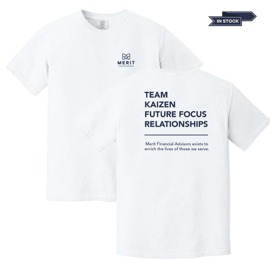Merit Softstyle Core Values T-shirt - White
