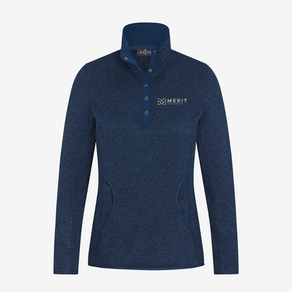 Merit Ladies Casa Sweater Fleece Pullover