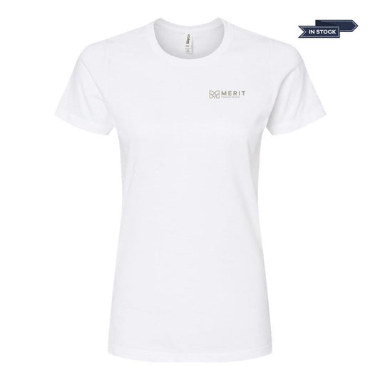 Merit Women's Premium Cotton T-Shirt - White