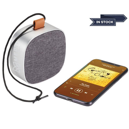 Merit Tahoe Metal & Fabric Waterproof Bluetooth Speaker