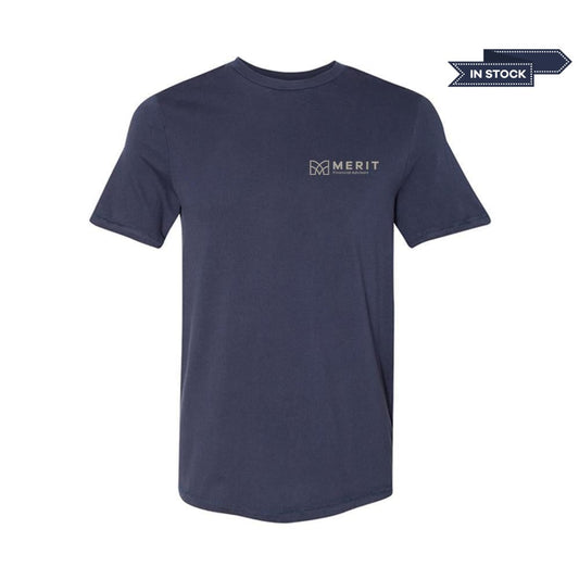 Alternative Heavy Wash Jersey Outsider Tee - Navy