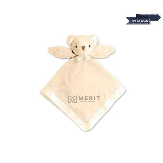 Beige Bear Baby Blanket